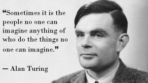 Alan Turing invented the computer but did he invent AI?