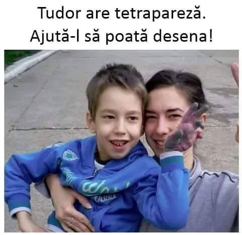 Ajuta-l pe Tudor să deseneze!